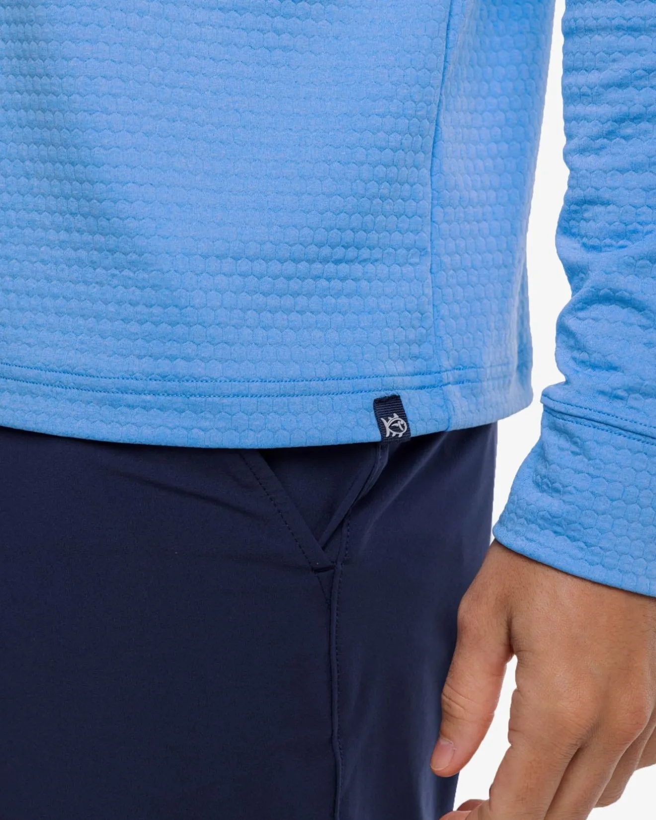 Scuttle Heather Performance Quarter Zip Hoodie<Southern Tide Flash Sale
