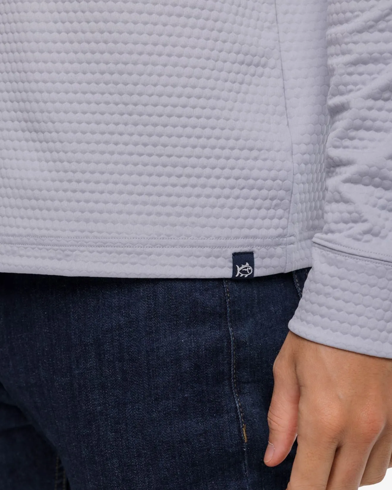 Scuttle Heather Performance Quarter Zip Hoodie<Southern Tide Flash Sale