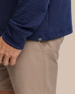 Scuttle Heather Performance Quarter Zip Hoodie<Southern Tide Flash Sale