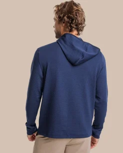 Scuttle Heather Performance Quarter Zip Hoodie<Southern Tide Flash Sale