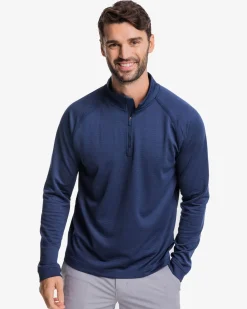 Scuttle Heather Performance Quarter Zip<Southern Tide Online