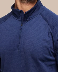 Scuttle Heather Performance Quarter Zip<Southern Tide Online