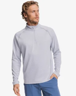 Scuttle Heather Performance Quarter Zip<Southern Tide Online