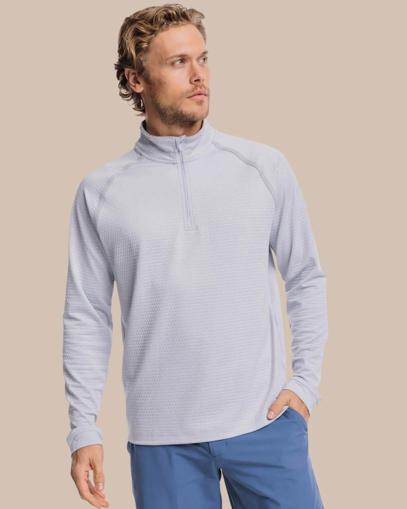 Scuttle Heather Performance Quarter Zip<Southern Tide Online