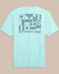 St Striped Flags Short Sleeve T-Shirt<Southern Tide Clearance