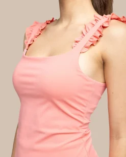 Staci Active Ruffle Tank<Southern Tide Fashion