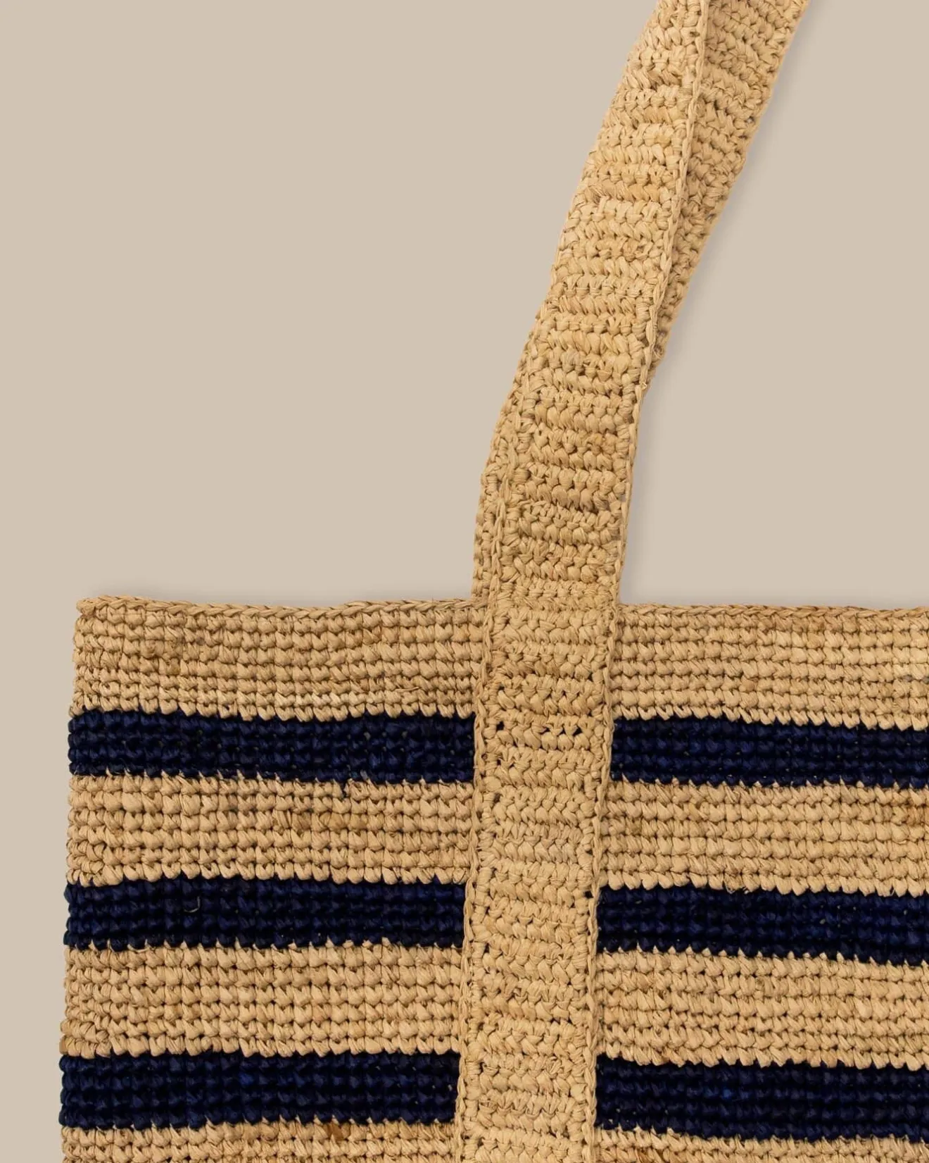 Striped Straw Hat Carrier Beach Tote<Southern Tide Online
