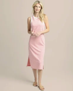 Sun Farer Stripe Midi Tank Dress<Southern Tide Cheap