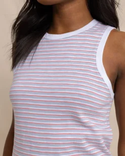 Sun Farer Stripe Midi Tank Dress<Southern Tide Cheap