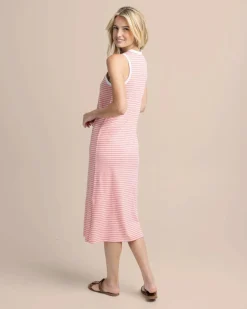Sun Farer Stripe Midi Tank Dress<Southern Tide Fashion