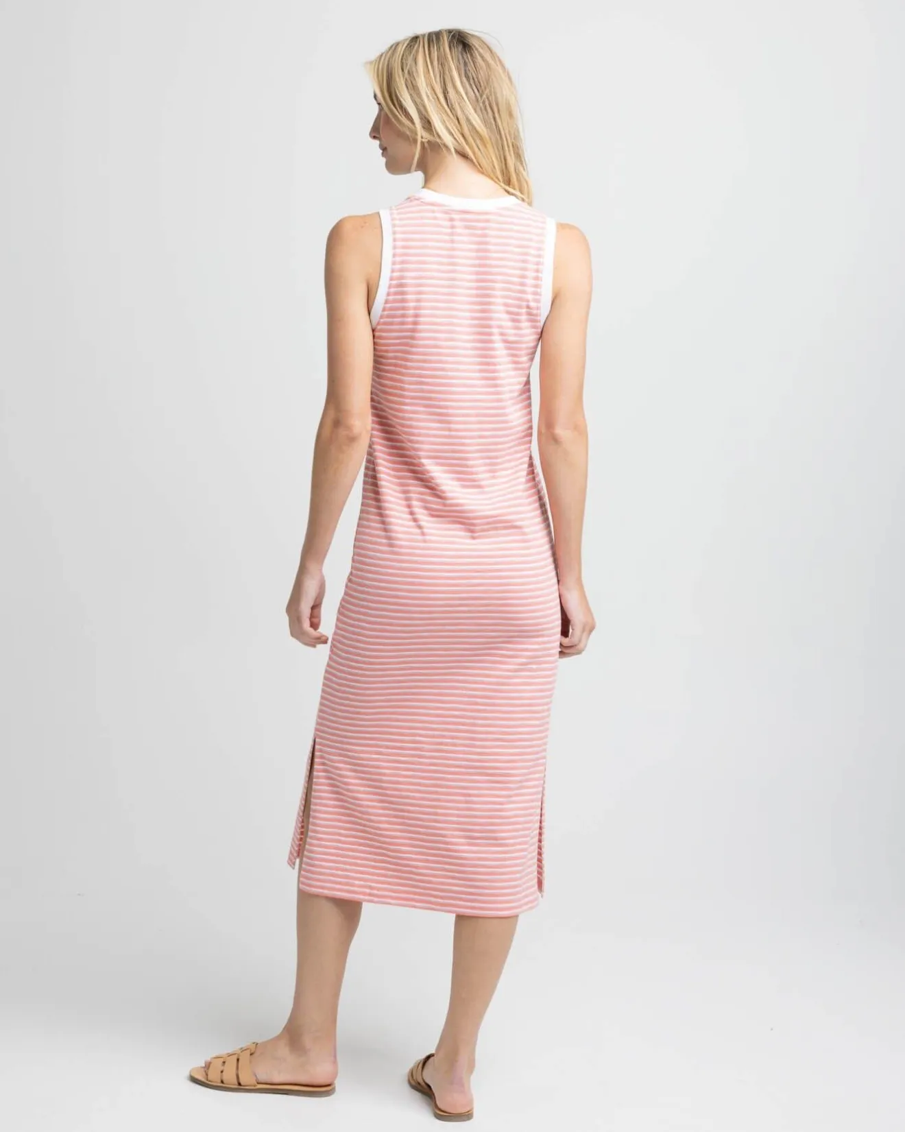 Sun Farer Stripe Midi Tank Dress<Southern Tide Fashion