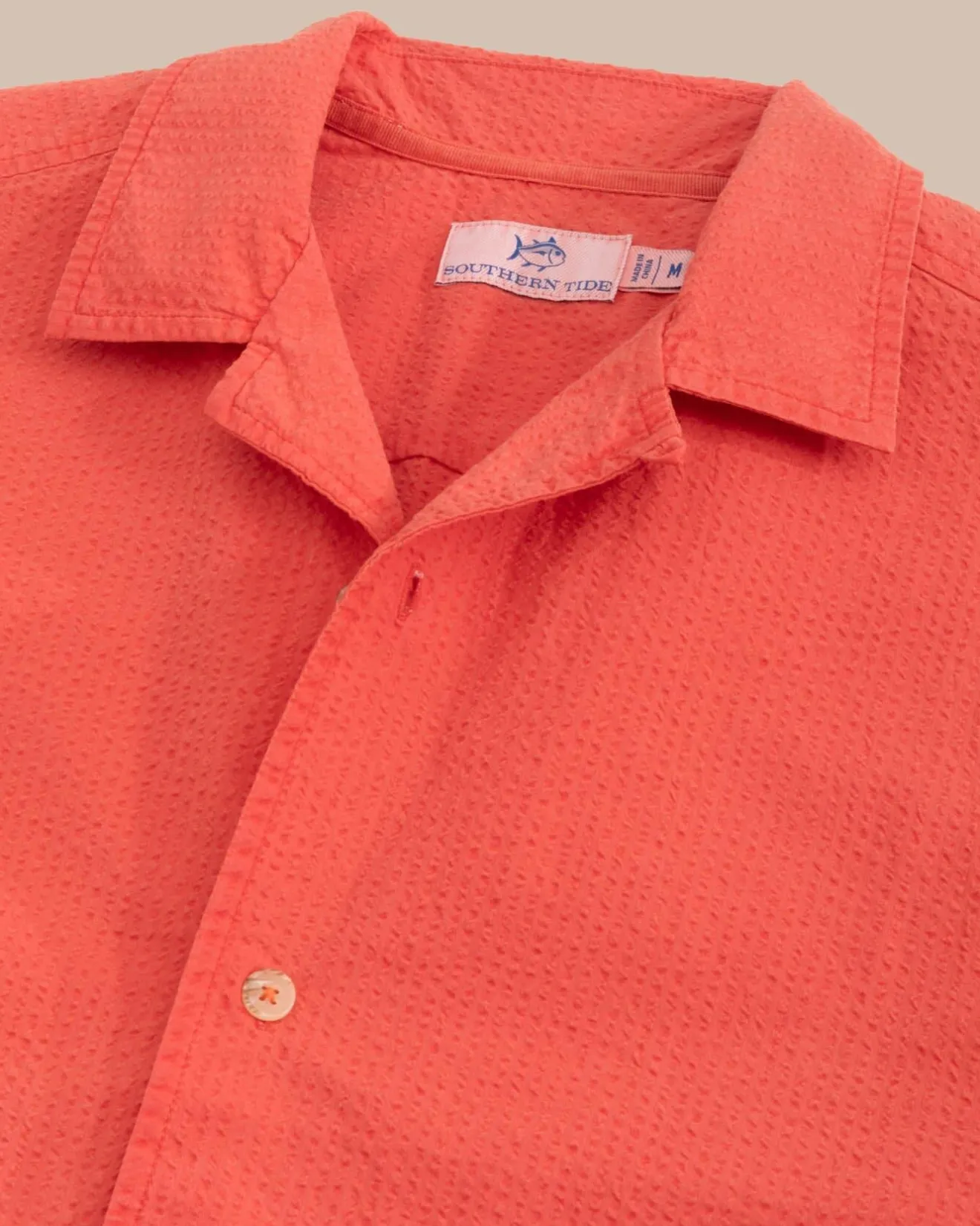 Sun Washed Seersucker Camp Short Sleeve Sport Shirt<Southern Tide Discount
