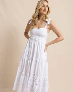 Sylvie Eyelet Maxi Dress<Southern Tide Store