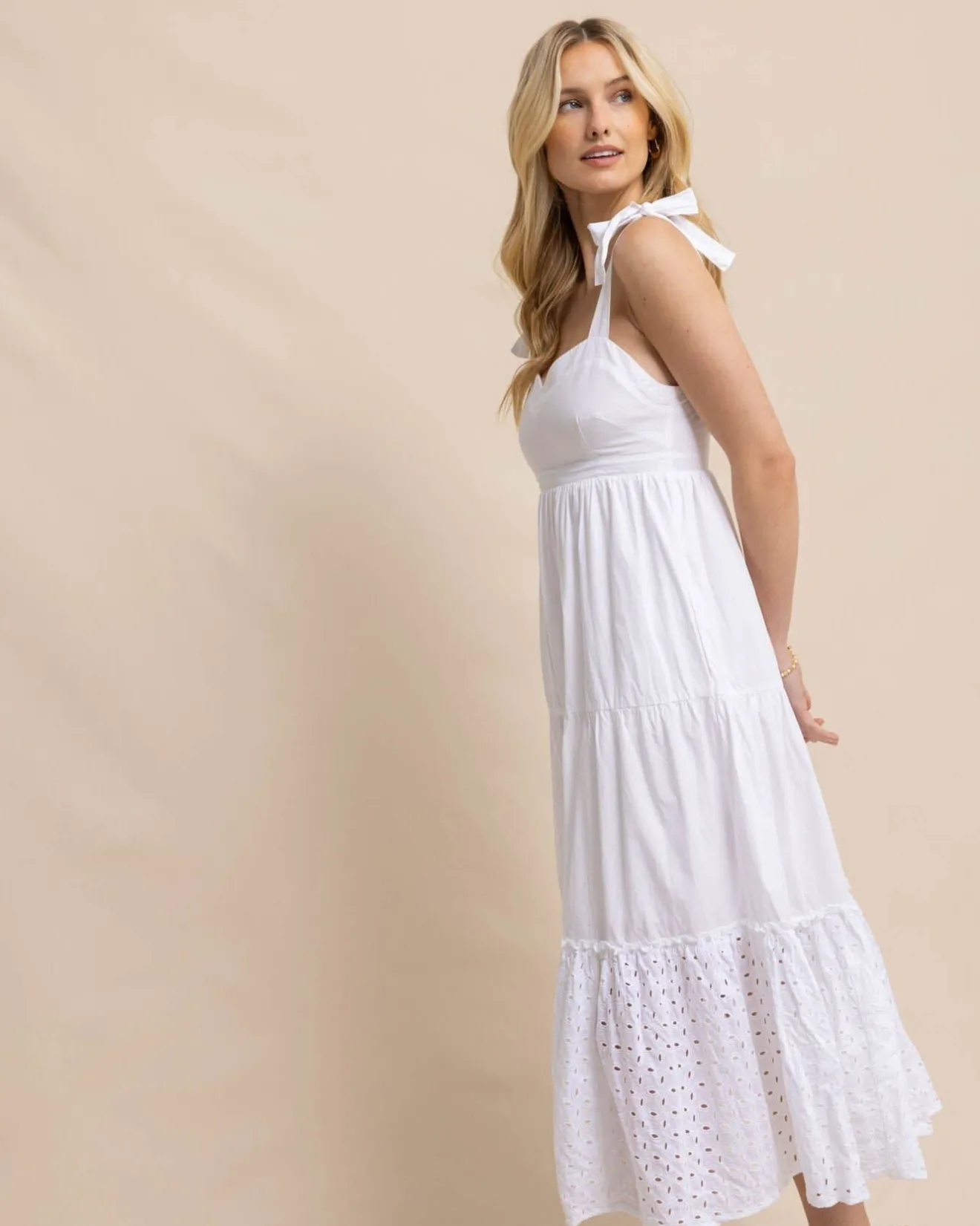Sylvie Eyelet Maxi Dress<Southern Tide Store