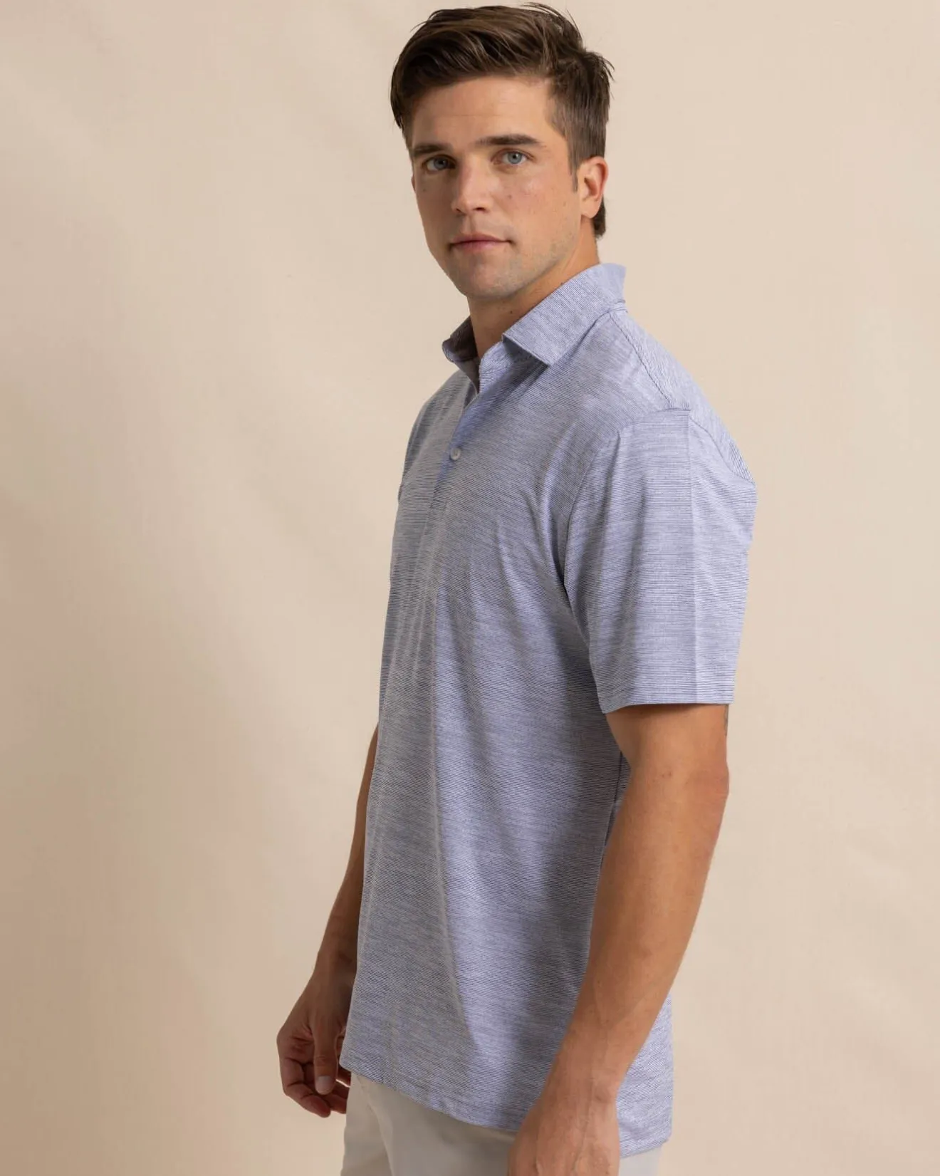 Team Colors Driver Spacedye Polo Shirt<Southern Tide Flash Sale