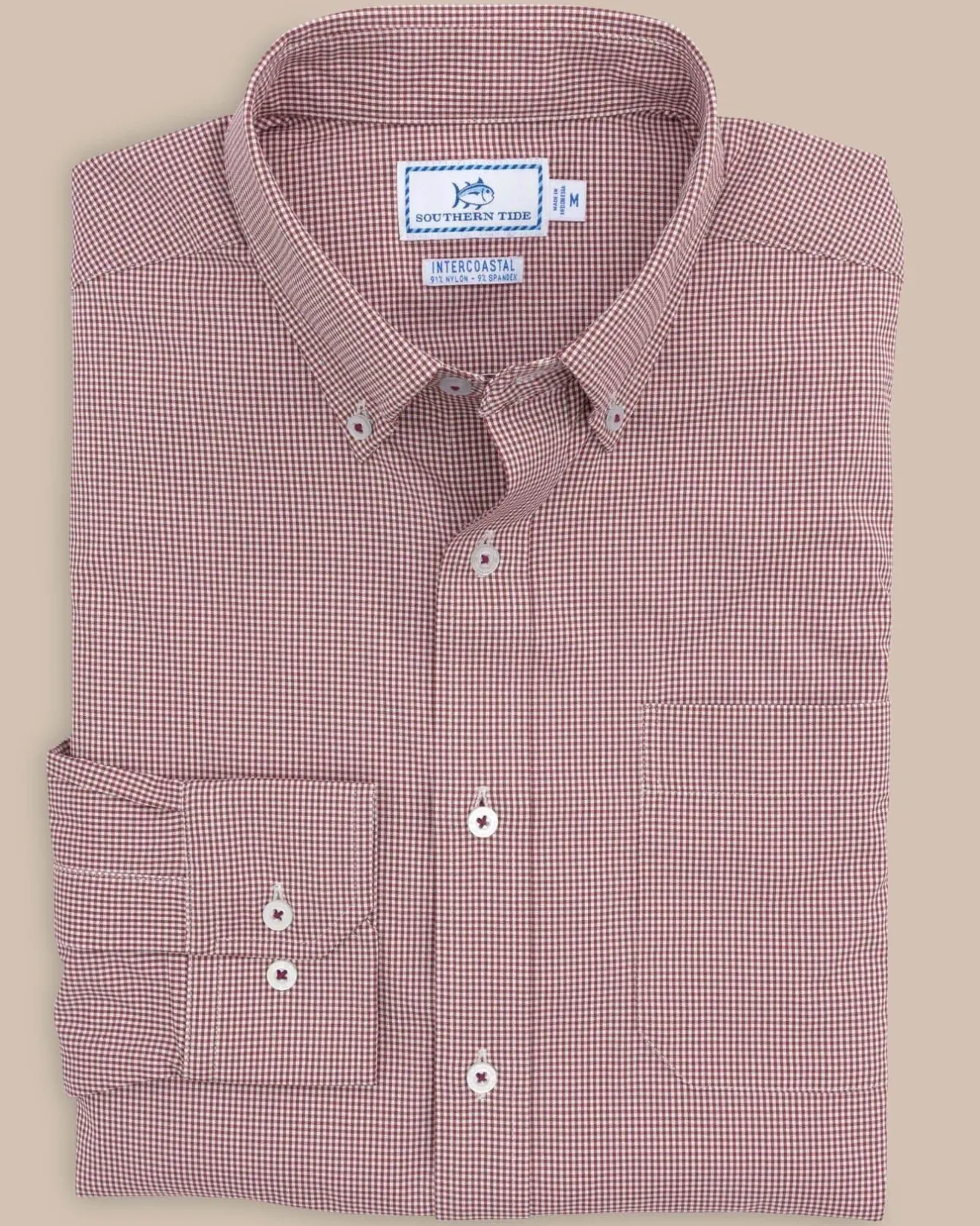 Team Colors Gingham Intercoastal Sport Shirt<Southern Tide New