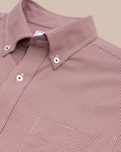 Team Colors Gingham Intercoastal Sport Shirt<Southern Tide New