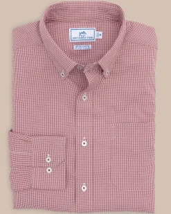 Team Colors Gingham Intercoastal Sport Shirt<Southern Tide New
