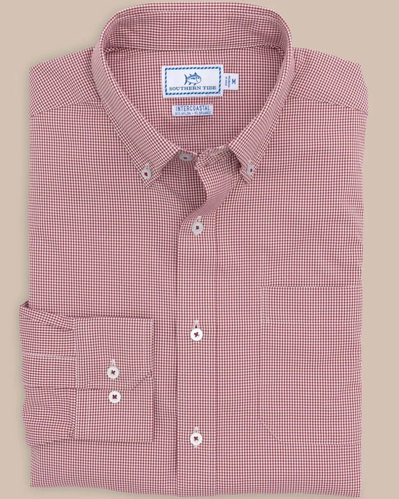Team Colors Gingham Intercoastal Sport Shirt<Southern Tide New