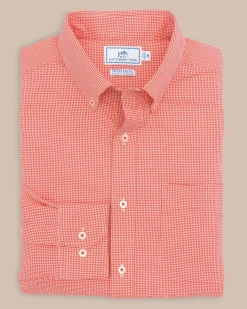 Team Colors Gingham Intercoastal Sport Shirt<Southern Tide New