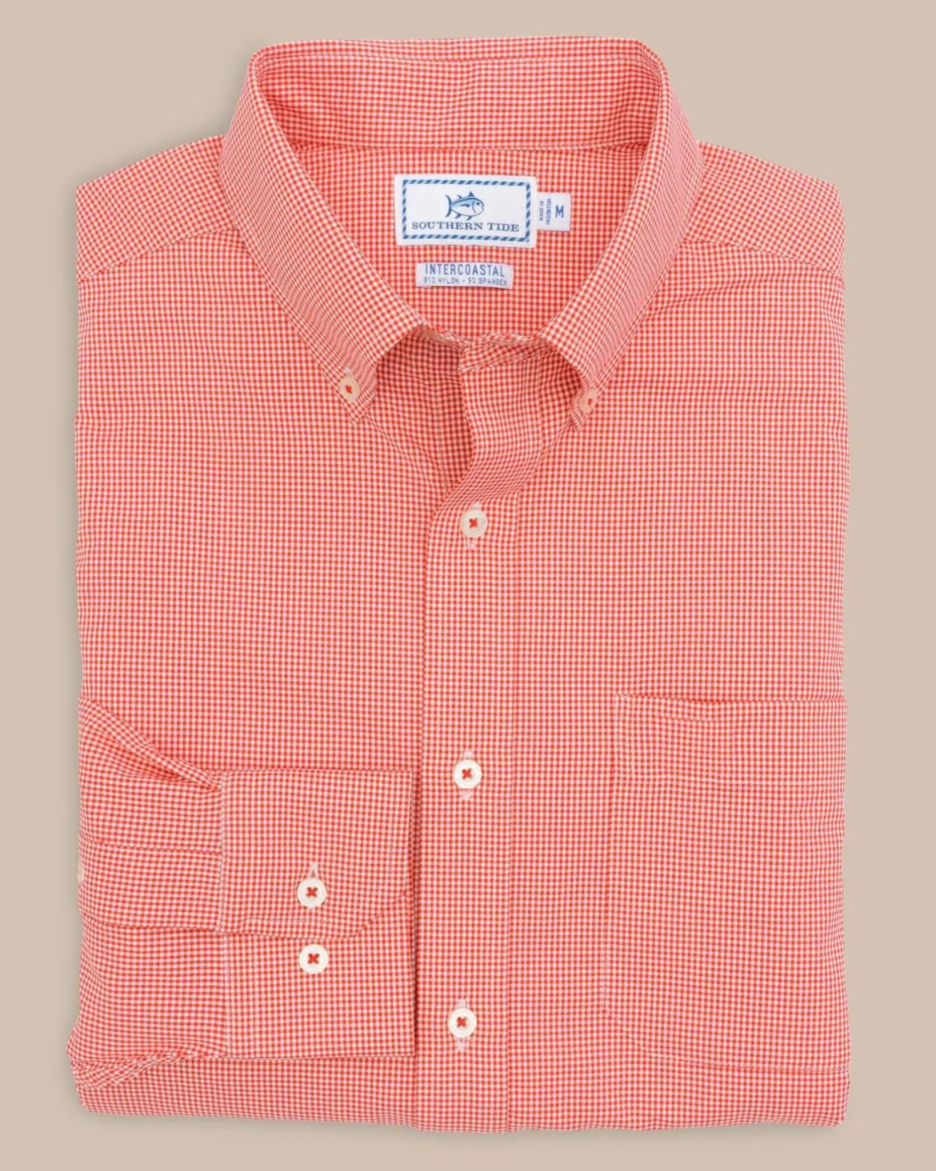 Team Colors Gingham Intercoastal Sport Shirt<Southern Tide New