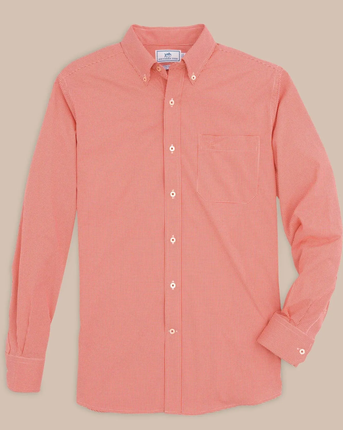Team Colors Gingham Intercoastal Sport Shirt<Southern Tide New
