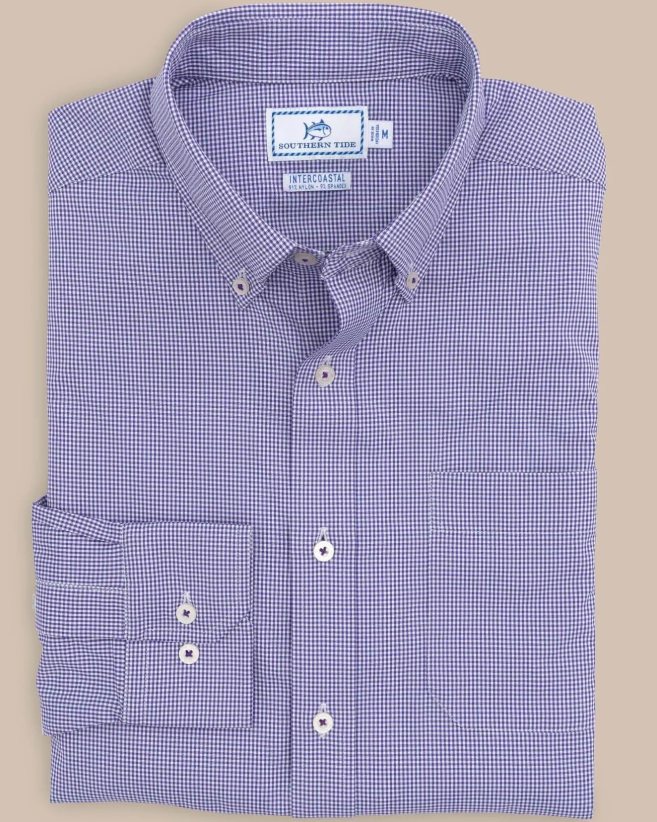 Team Colors Gingham Intercoastal Sport Shirt<Southern Tide New