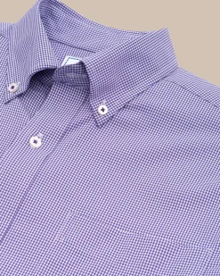 Team Colors Gingham Intercoastal Sport Shirt<Southern Tide New
