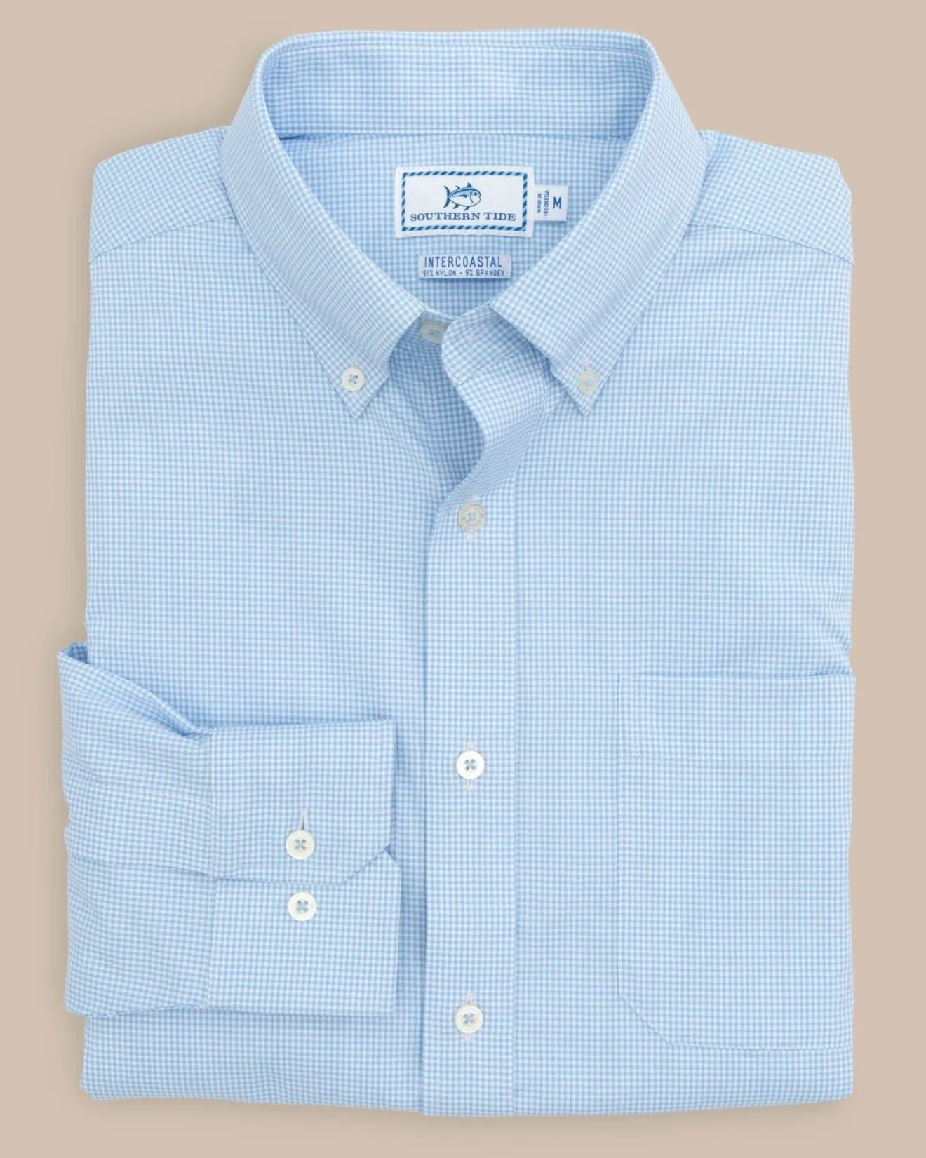 Team Colors Gingham Intercoastal Sport Shirt<Southern Tide New