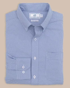 Team Colors Gingham Intercoastal Sport Shirt<Southern Tide New