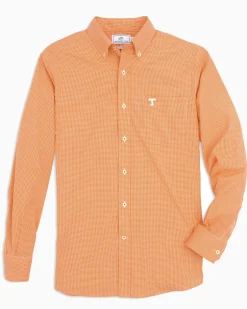 Tennessee Vols Gingham Button Down Shirt<Southern Tide Discount