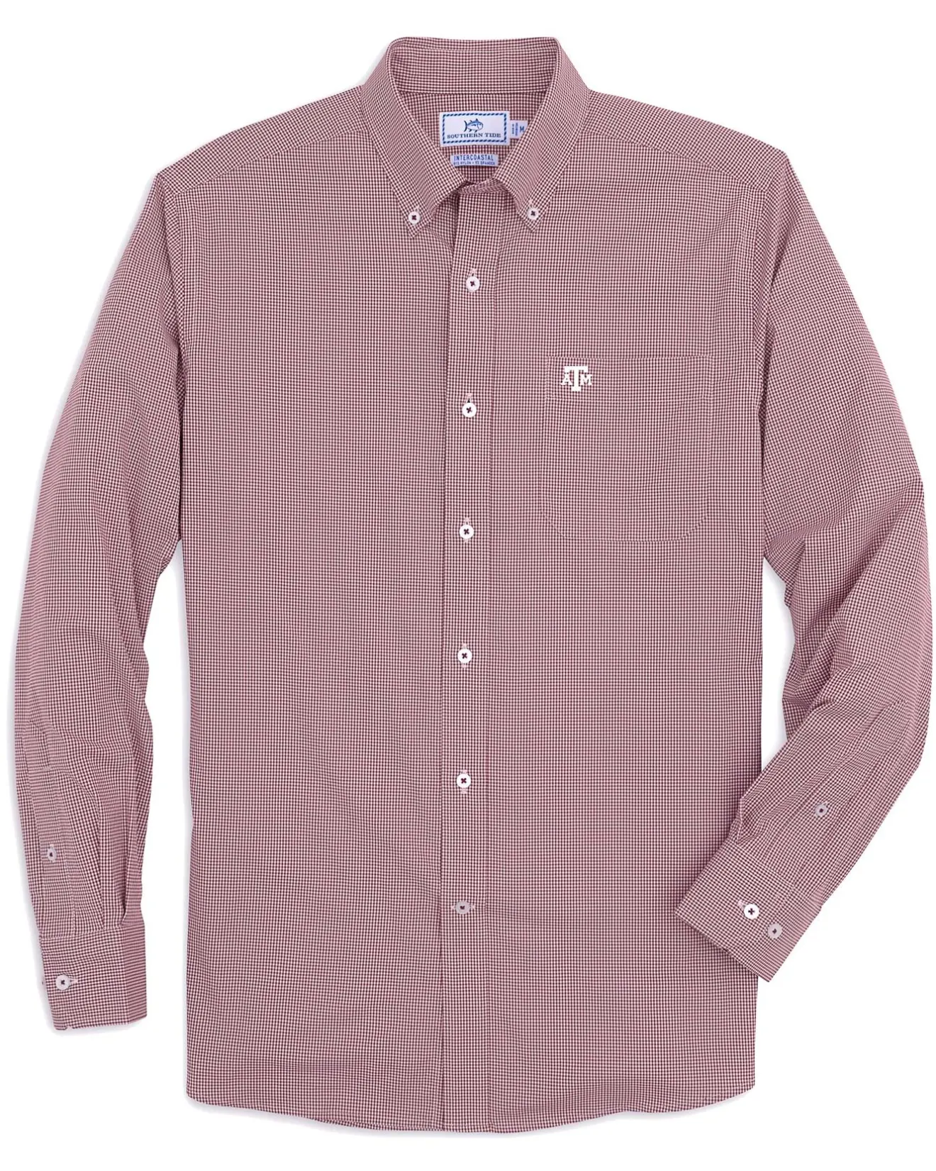 Texas A&M Aggies Gingham Button Down Shirt<Southern Tide Cheap