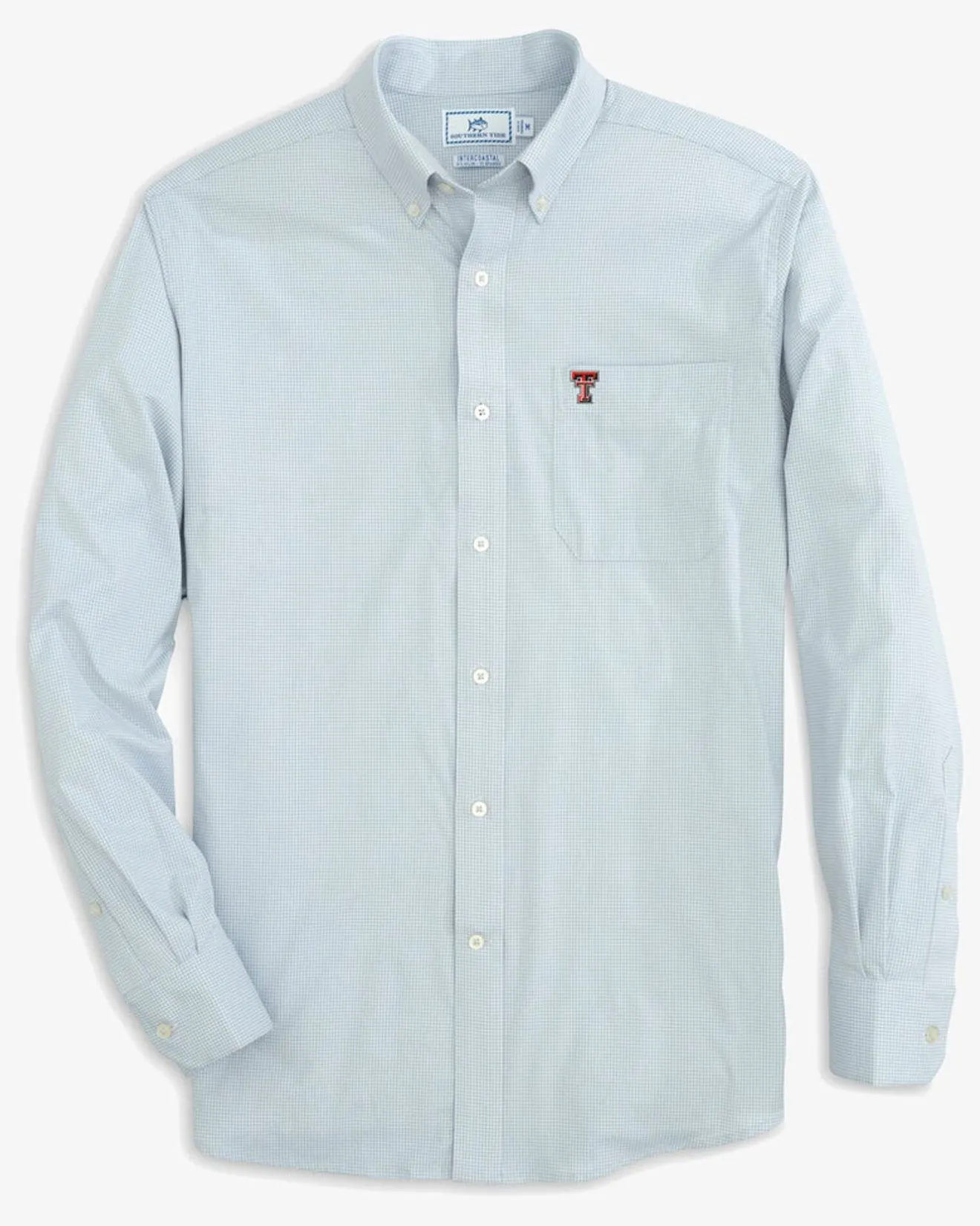 Texas Tech Red Raiders Gingham Button Down Shirt<Southern Tide Cheap