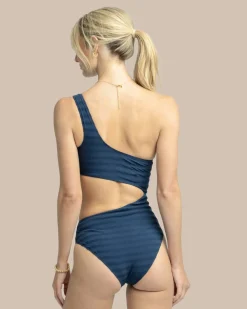 Texture One Shoulder One-Piece<Southern Tide Clearance
