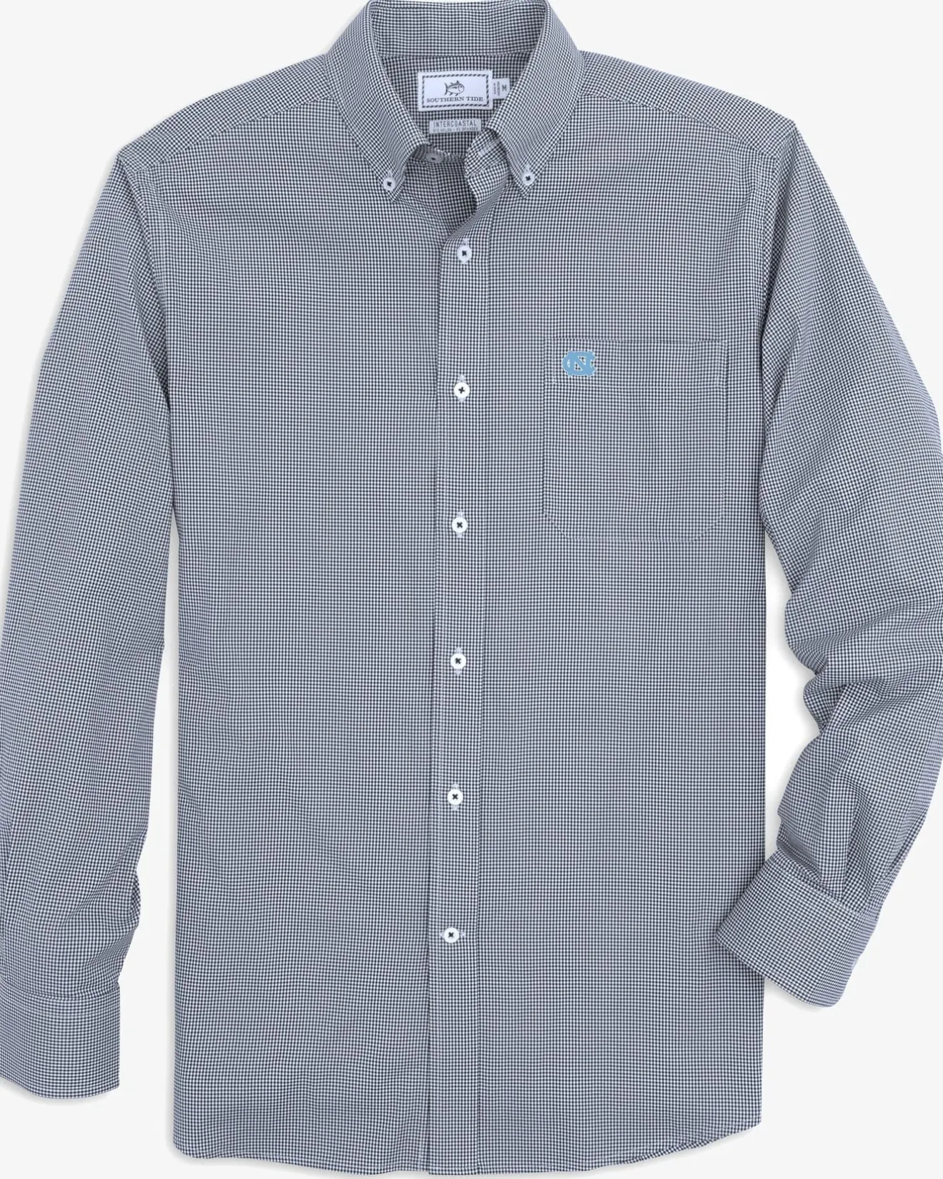 Unc Tar Heels Gingham Button Down Shirt<Southern Tide Discount