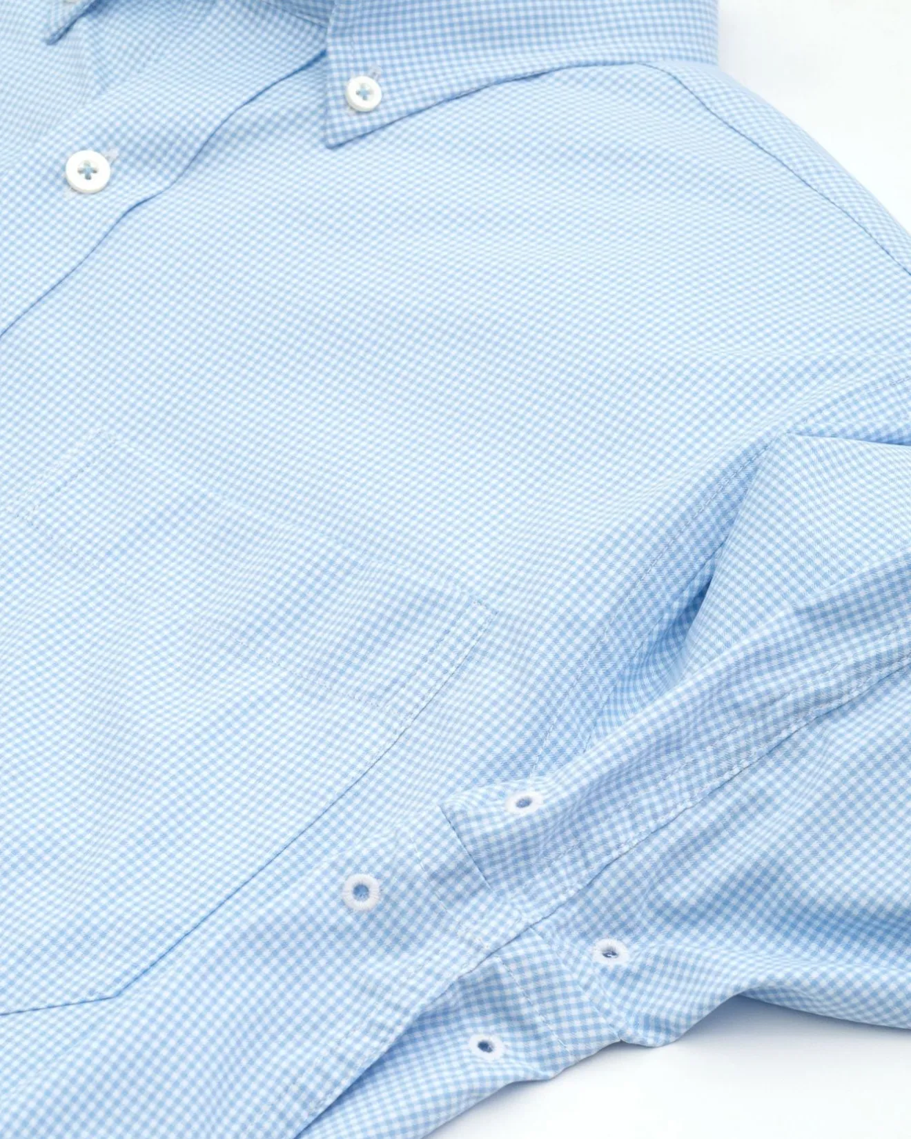 Unc Tar Heels Gingham Button Down Shirt<Southern Tide Discount