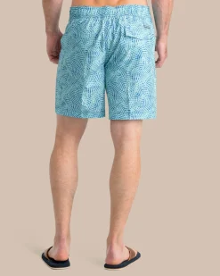 Vibin' Palm Printed Swim Short<Southern Tide Store