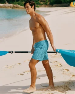 Vibin' Palm Printed Swim Short<Southern Tide Store