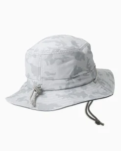 Waterway Camo Print Performance Sun Hat - Grey<Southern Tide Hot