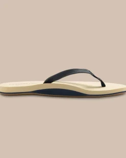 Women'S Navy Leather Weekend Flipjacks<Southern Tide Best