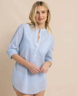 Wrenley Airy Cotton Tunic<Southern Tide Flash Sale
