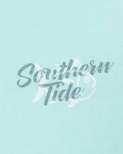 Youth Letterpress Skipjack Long Sleeve Hoodie T-Shirt<Southern Tide New